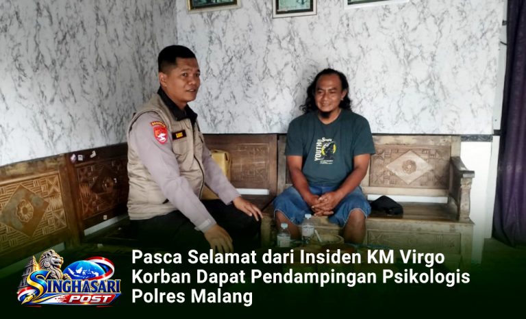 Pasca Selamat dari Insiden KM Virgo, Korban Dapat Pendampingan Psikologis Polres Malang